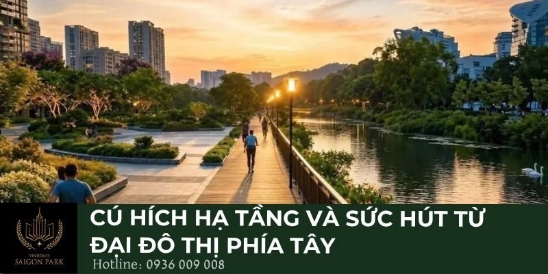 Cú hích hạ tầng và sức hút từ đại đô thị phía Tây