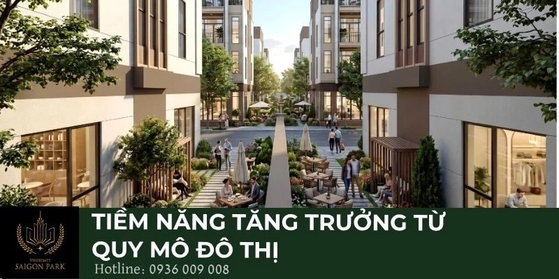 Tiềm năng tăng trưởng từ quy mô đô thị