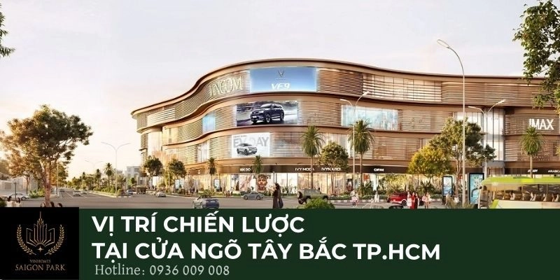 Vị trí chiến lược tại cửa ngõ Tây Bắc TP.HCM