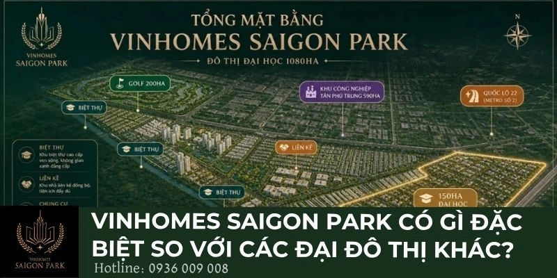 Vinhomes Saigon Park có gì đặc biệt so với các đại đô thị khác?